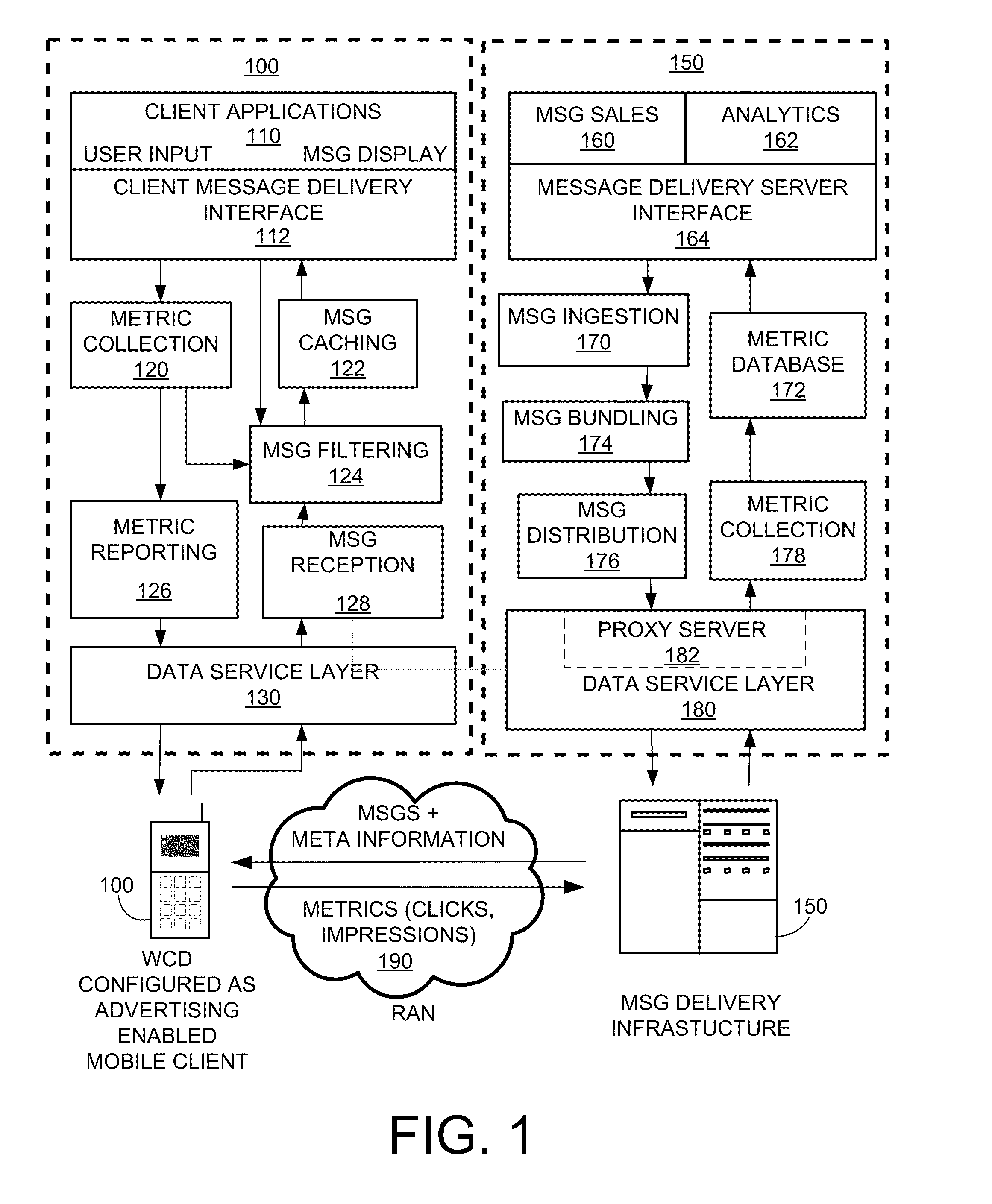 Near field communication transactions in a mobile environment