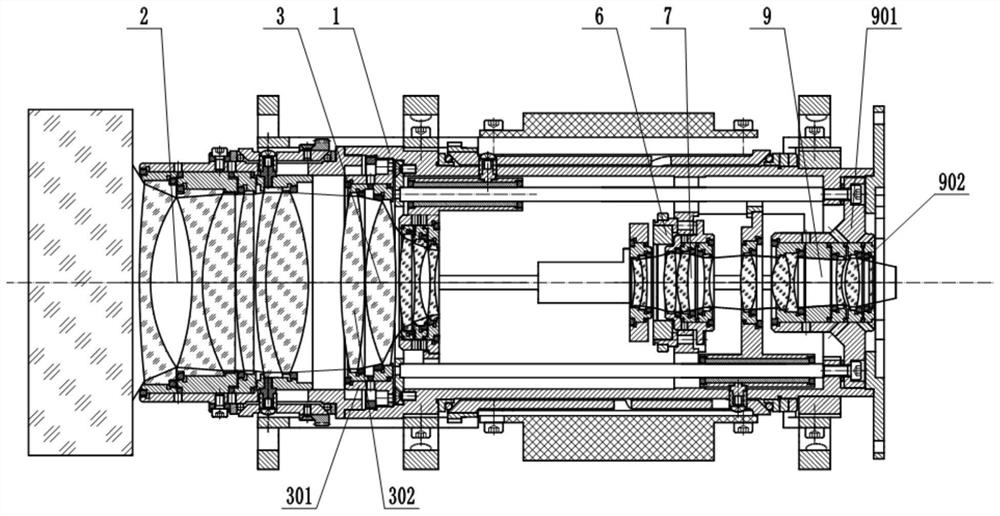 Full-sea-depth ultra-high-definition electric zoom lens with variable aperture