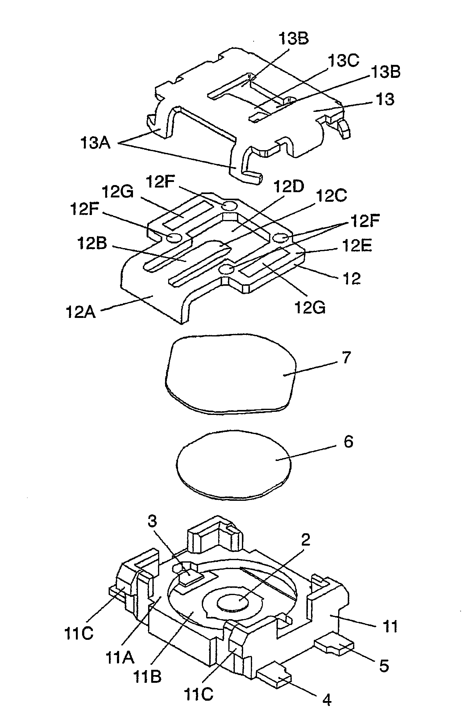 Pressing switch