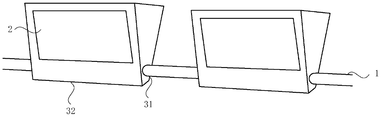 Supporting device of traffic equipment