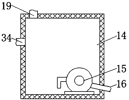 Uniform sand blasting device for automobile accessories