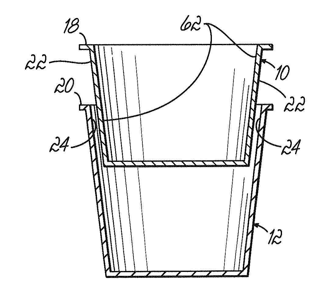 Apparatus and methods for placing and attaching formed filters into brewing cups