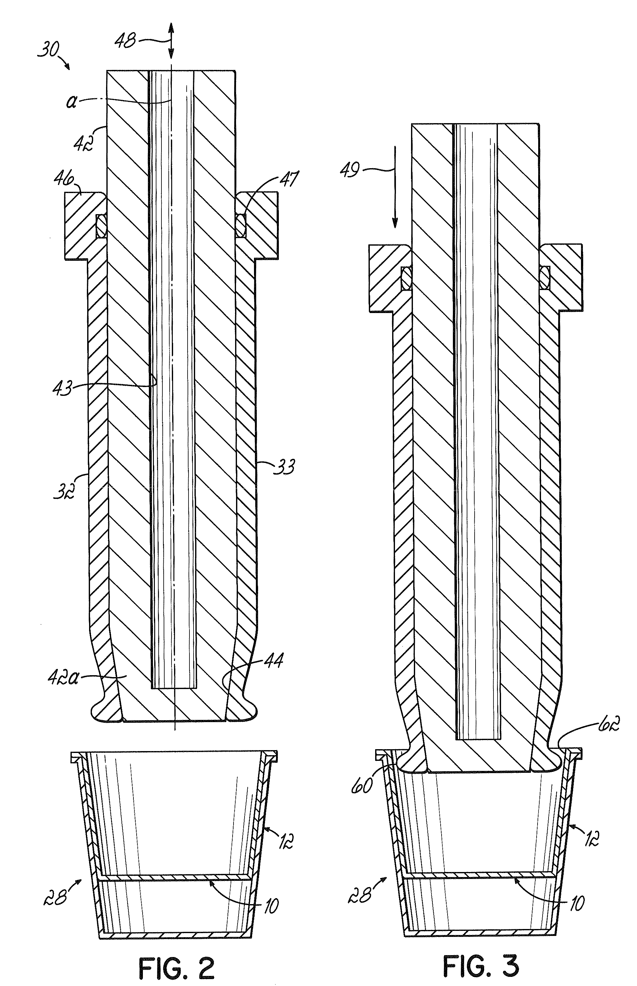 Apparatus and methods for placing and attaching formed filters into brewing cups