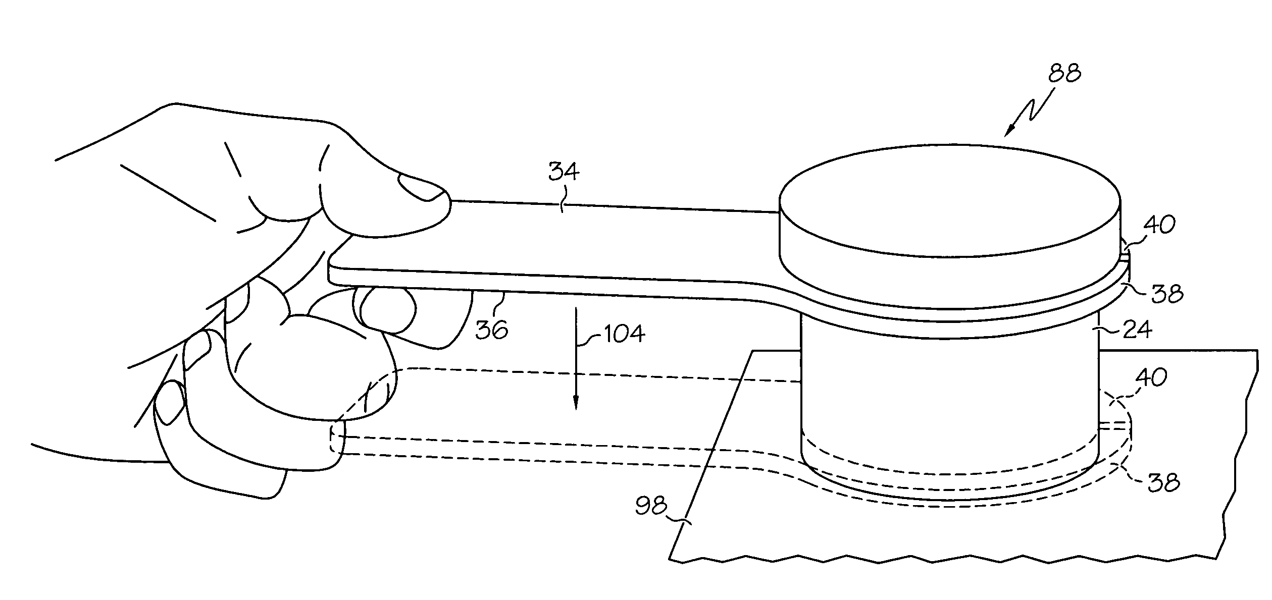 Apparatus for holding a specimen container and method of use