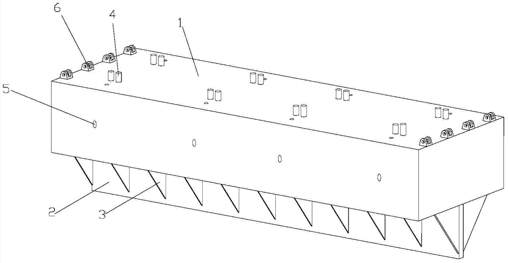 A floating breakwater device