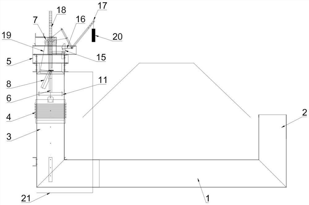 Passive automatic opening and closing water gate