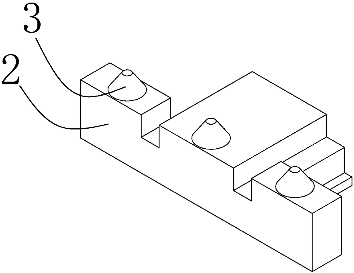 A welding platform device for semiconductor packaging aluminum wire or aluminum tape bonding machine