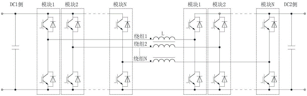Buck-Boost type high-power bidirectional DC/DC converter with coupled inductors