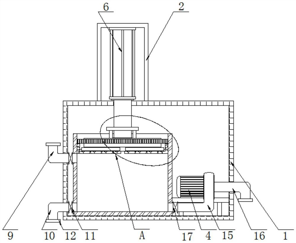 Self-cleaning tank-pump integrated water supply equipment