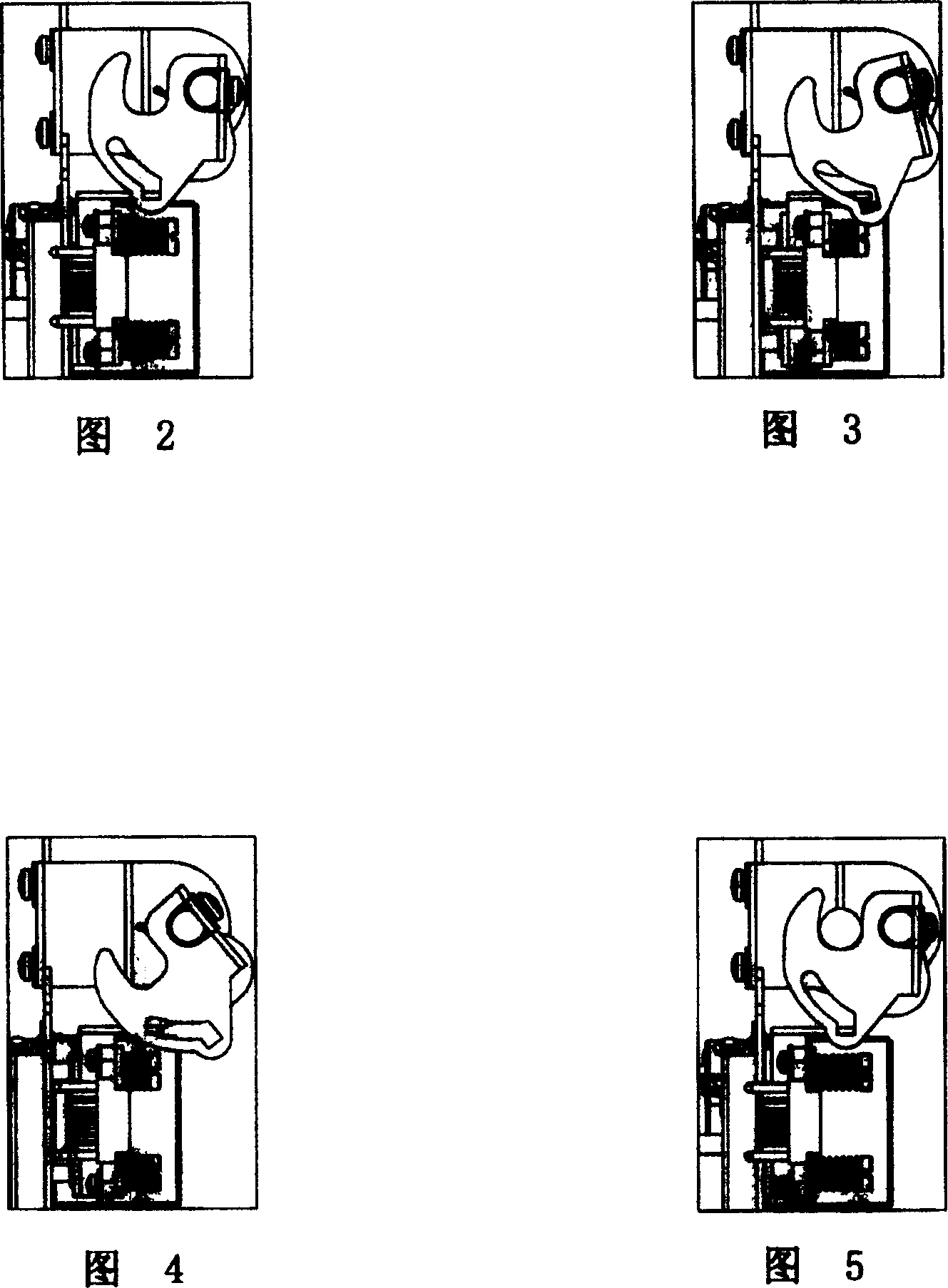 Linkwork of quick press roller handle and plug