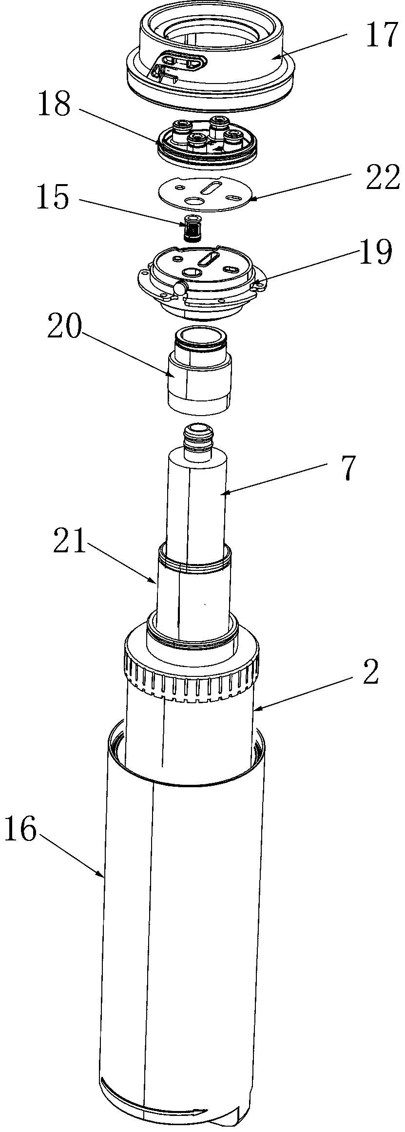 Water purifier and method for decreasing TDS value of pure water