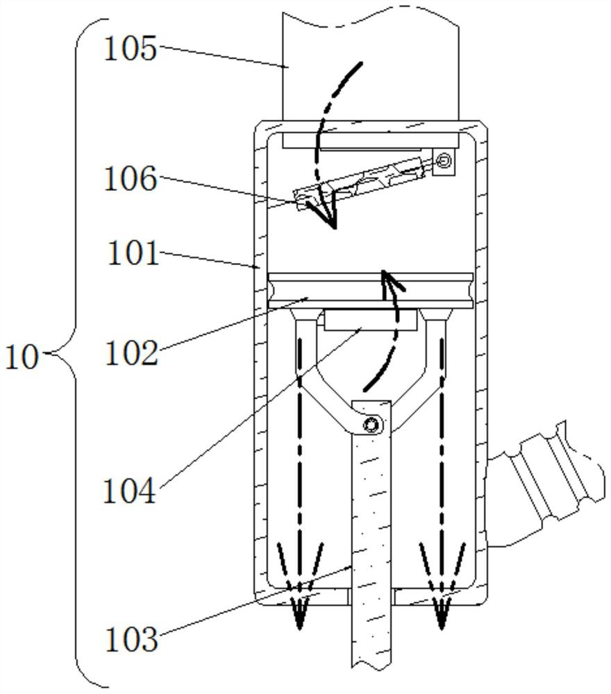 Automatic oxygen supply device for agricultural straw fermentation box