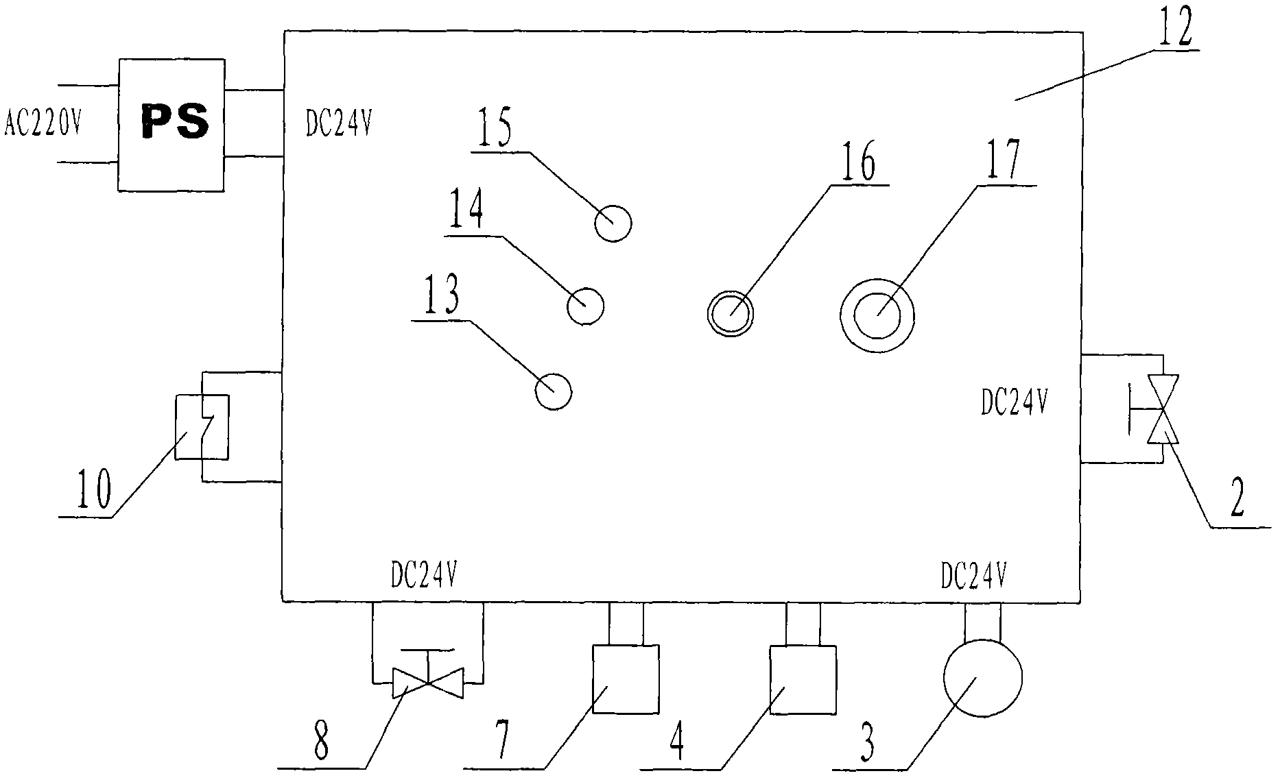 Miniature liquid precise-proportioning and adding instrument