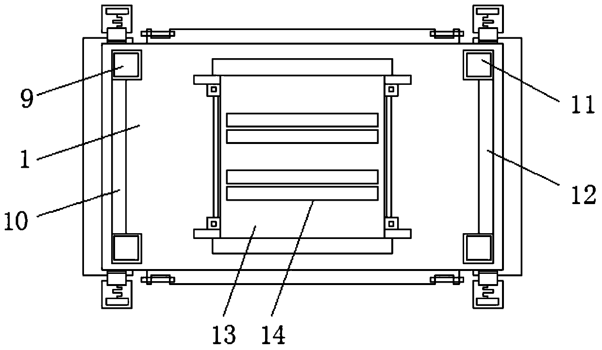 A fixed table for textile and garment cutting