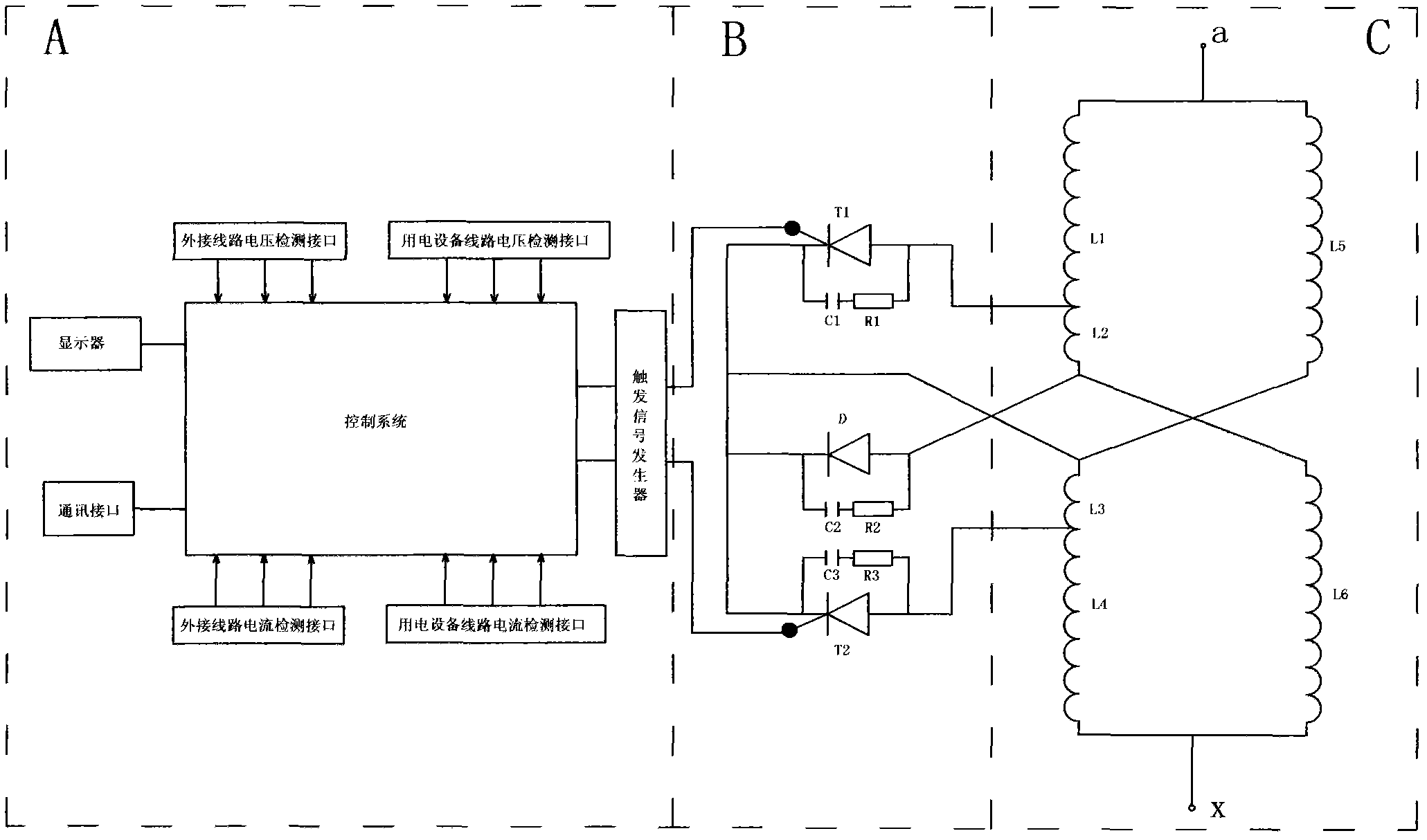 Dynamic reactive compensation system based on magnetic control electric reactor