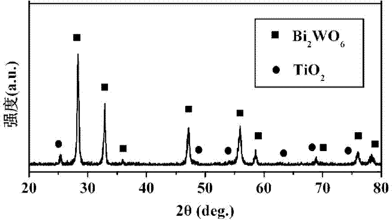 Bismuth tungstate composite photocatalyst, preparation method thereof, and application thereof