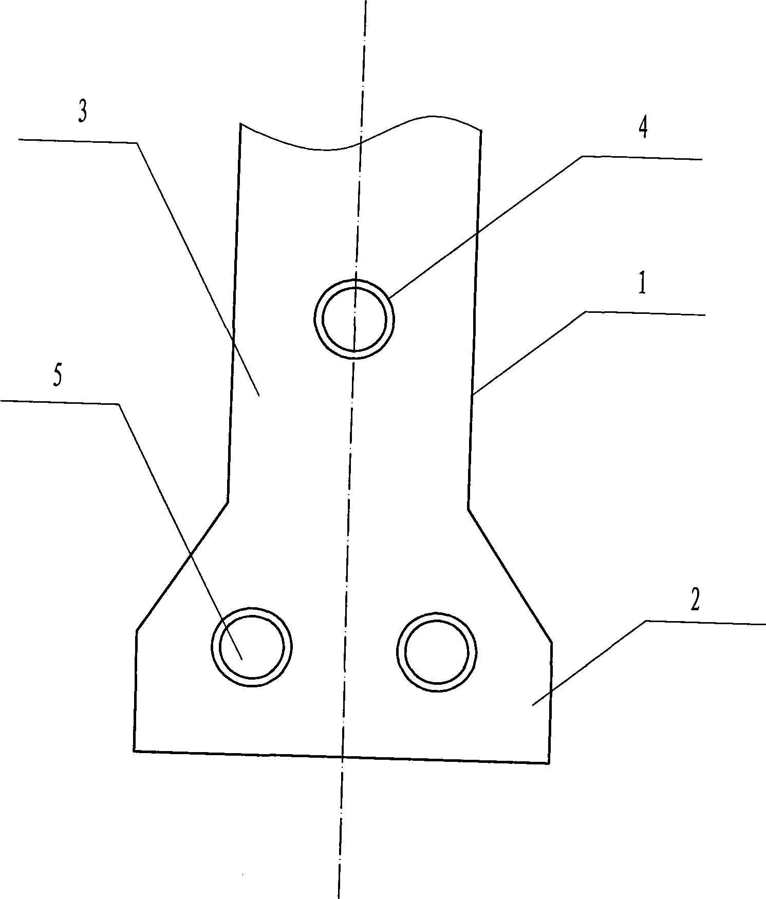 Method for casting prestressed concrete T beam without shutter vibrator