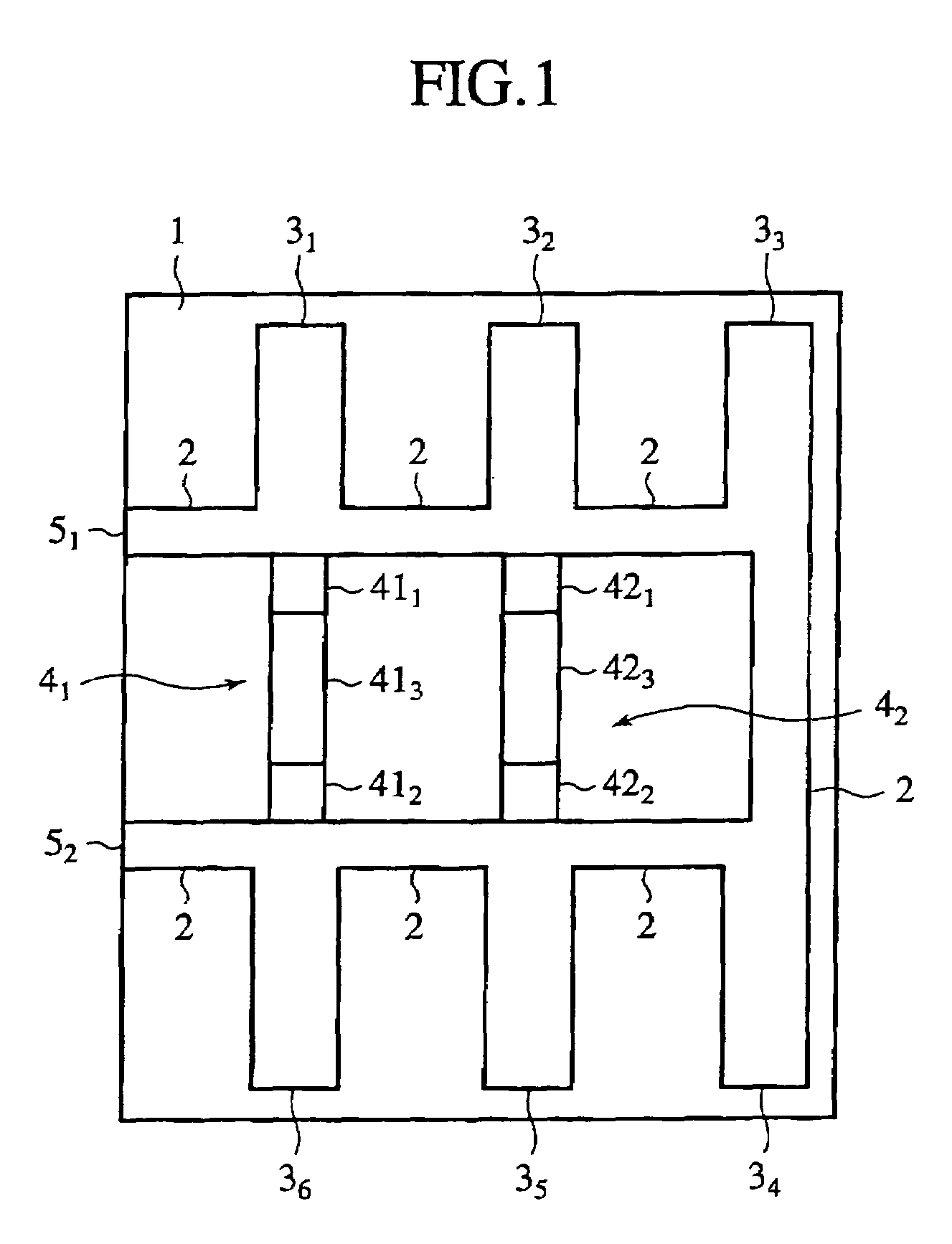 Band rejection filter with attenuation poles
