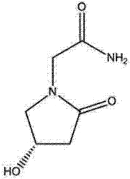 (S)-4-hydroxy-2-oxo-1-pyrrolidineacetamide sterile powder for injection