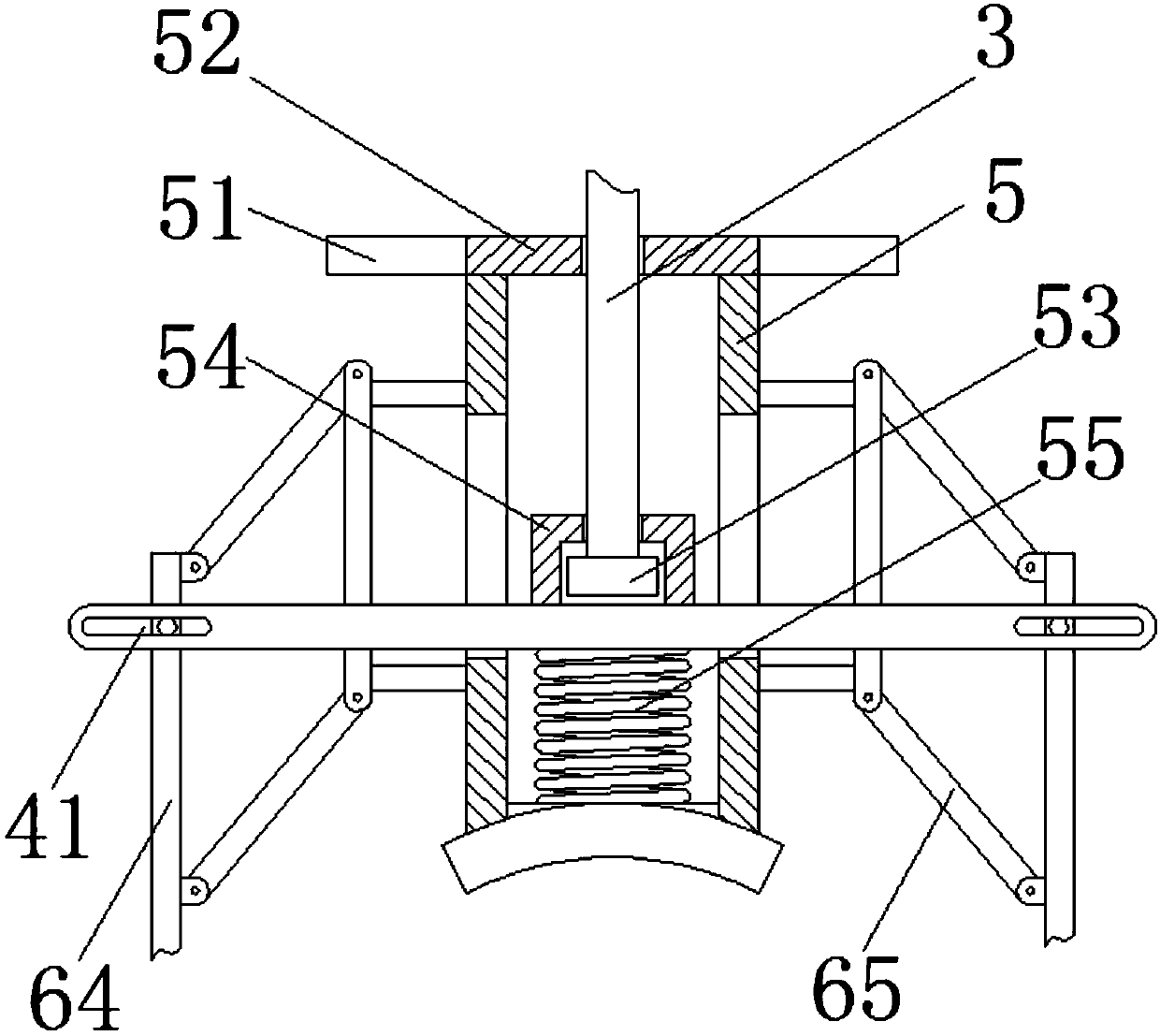 Device for clamping insulator