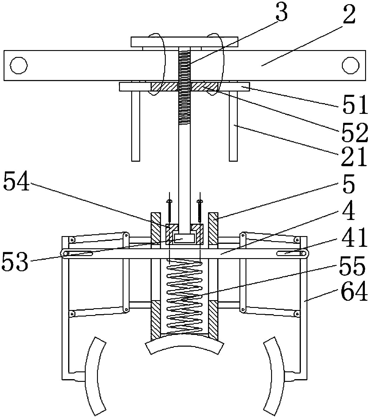 Device for clamping insulator