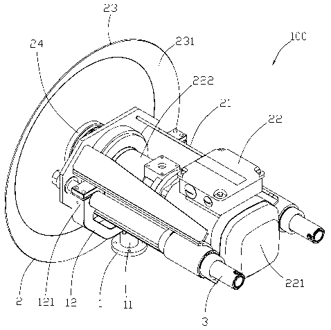 Surface smoothing mechanism and robot with same