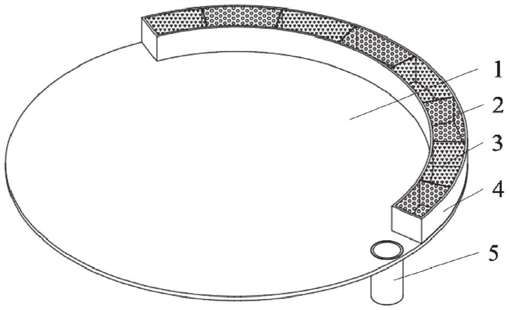 Layer-by-layer powder spreading-short path diffusion efficient low-energy-consumption powder mixing device and method