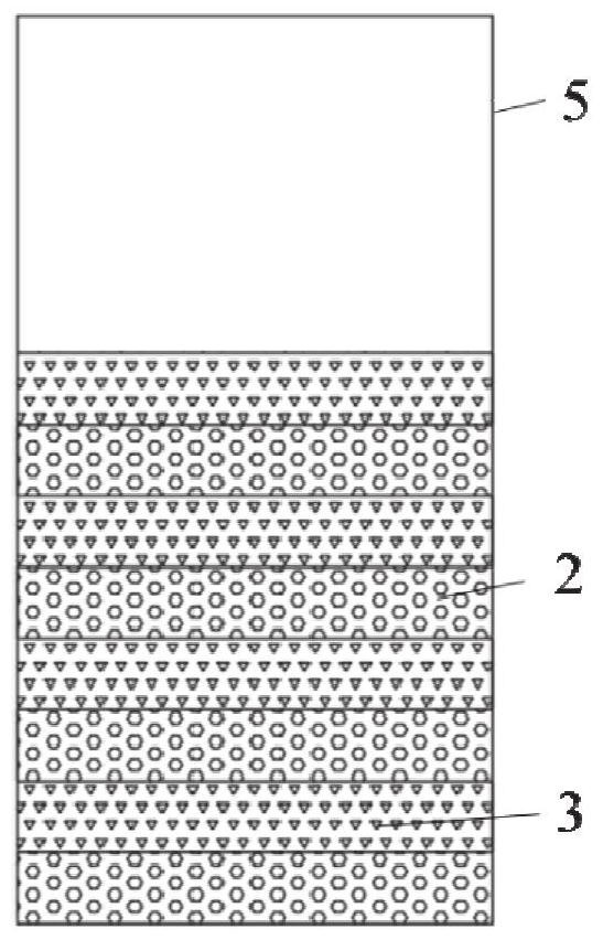 Layer-by-layer powder spreading-short path diffusion efficient low-energy-consumption powder mixing device and method