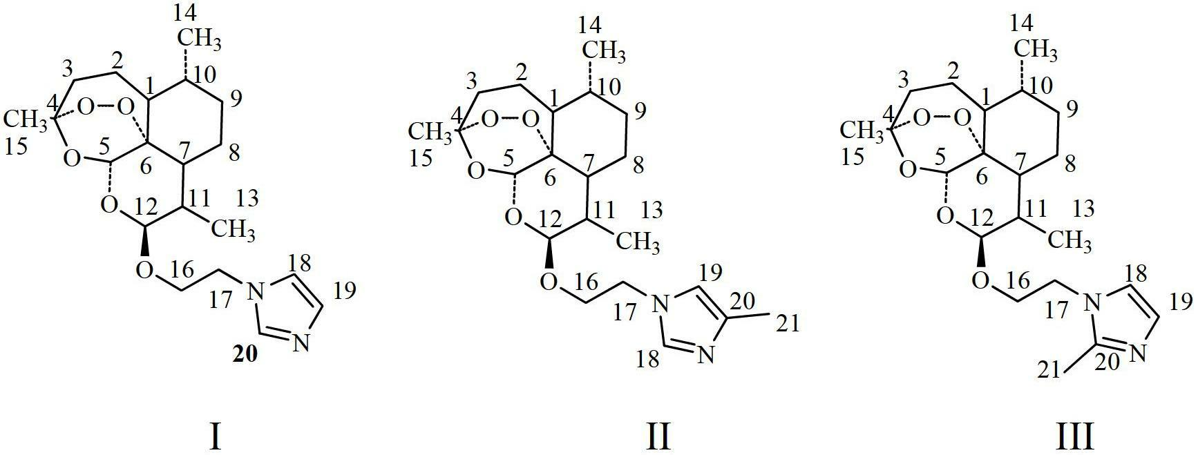 Dihydroarteannuin derivatives and application thereof