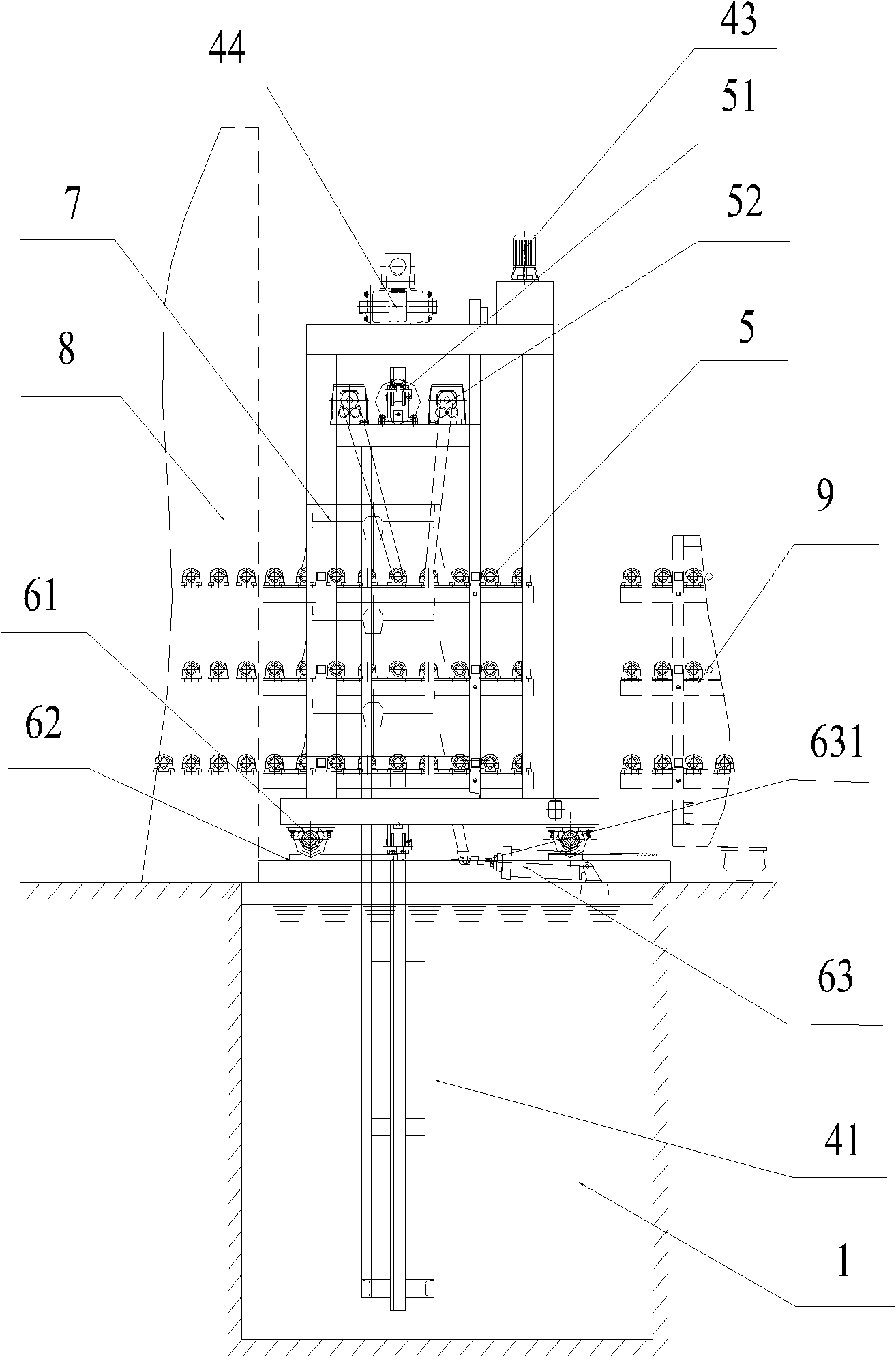 Automatic quenching device
