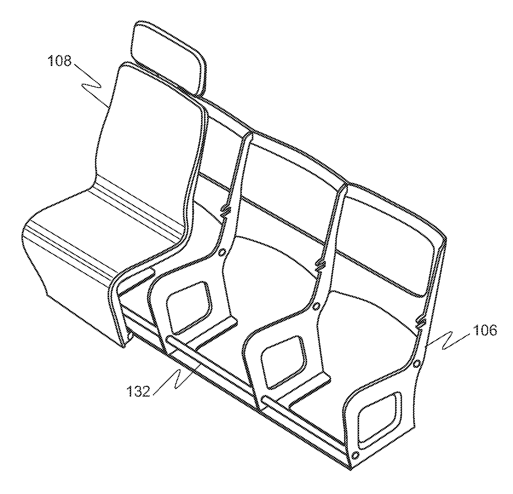 Modular passenger seat for an aircraft
