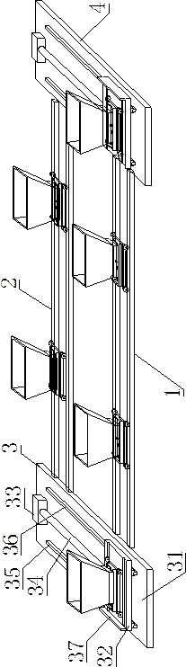 A concrete transportation and mixing integrated device