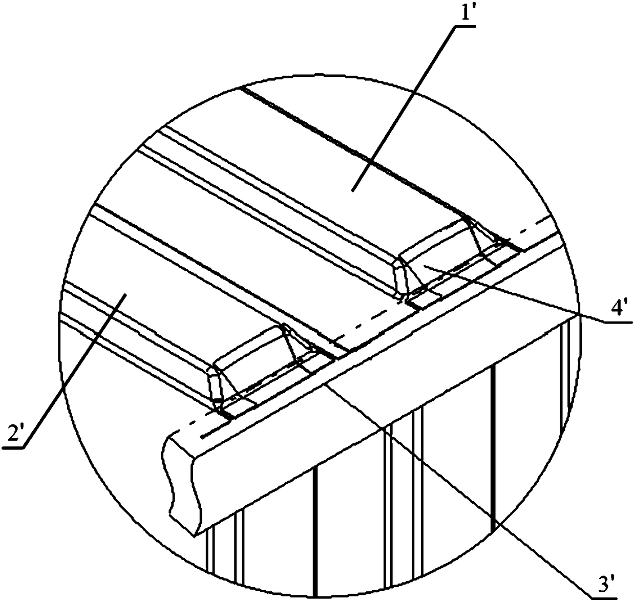 A roof assembly of a box-type cargo compartment