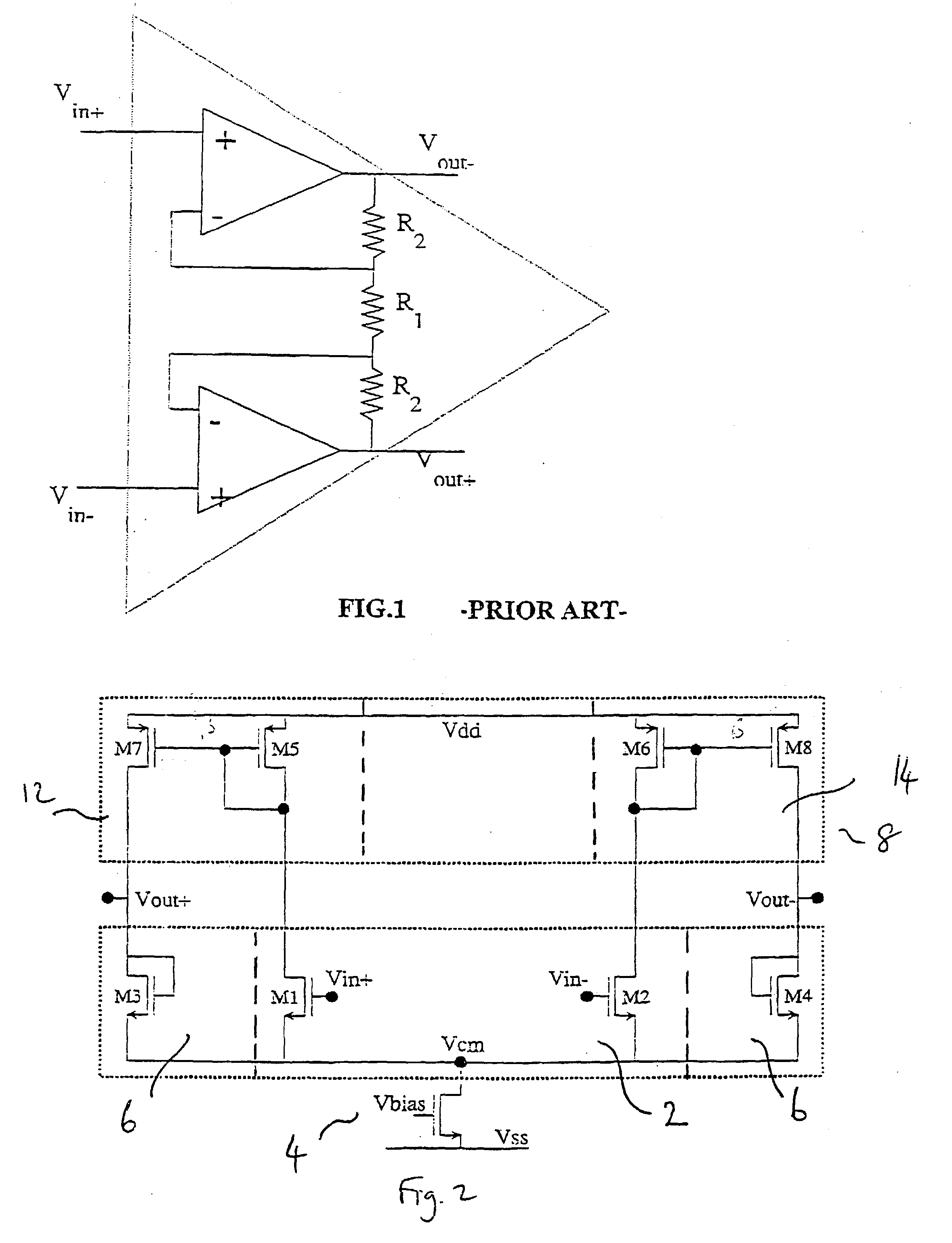 Differential amplifier with gain substantially independent of temperature