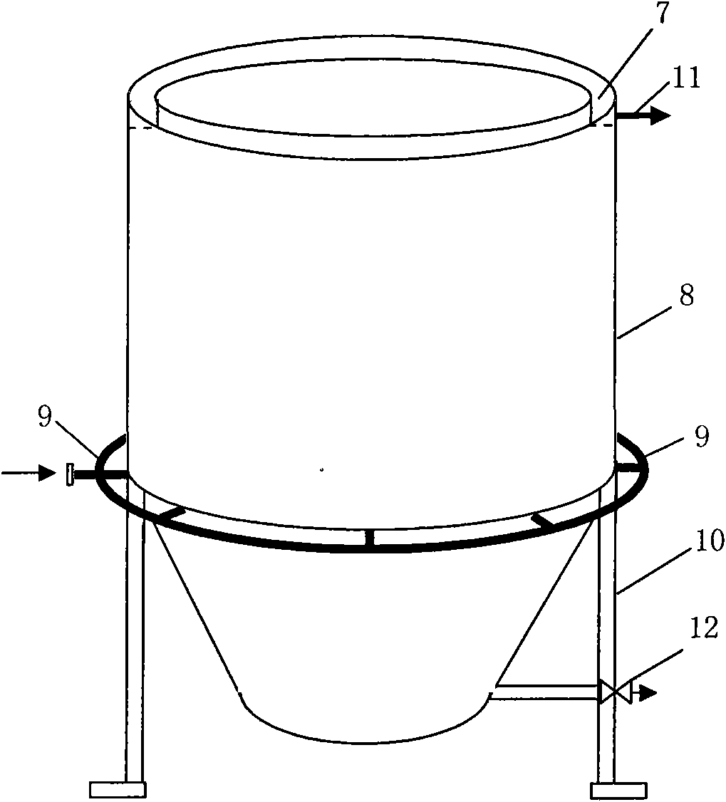 Aerobic-anoxic-anaerobic integrated module type sewage fast denitrogenation reactor and treatment method thereof