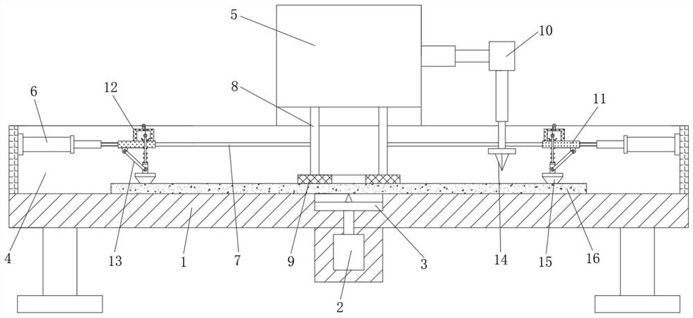 Garment fabric tailoring device with positioning assembly and using method thereof