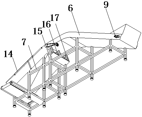 Bamboo shoot peeling machine