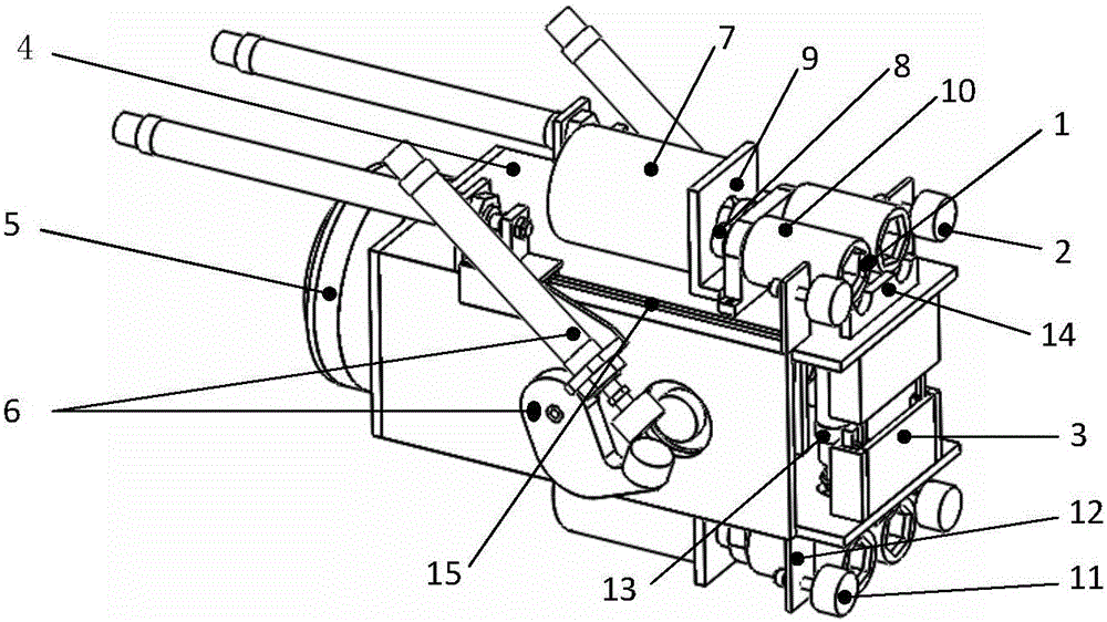 Single-hobbing-cutter changing manipulator of shield tunneling machine