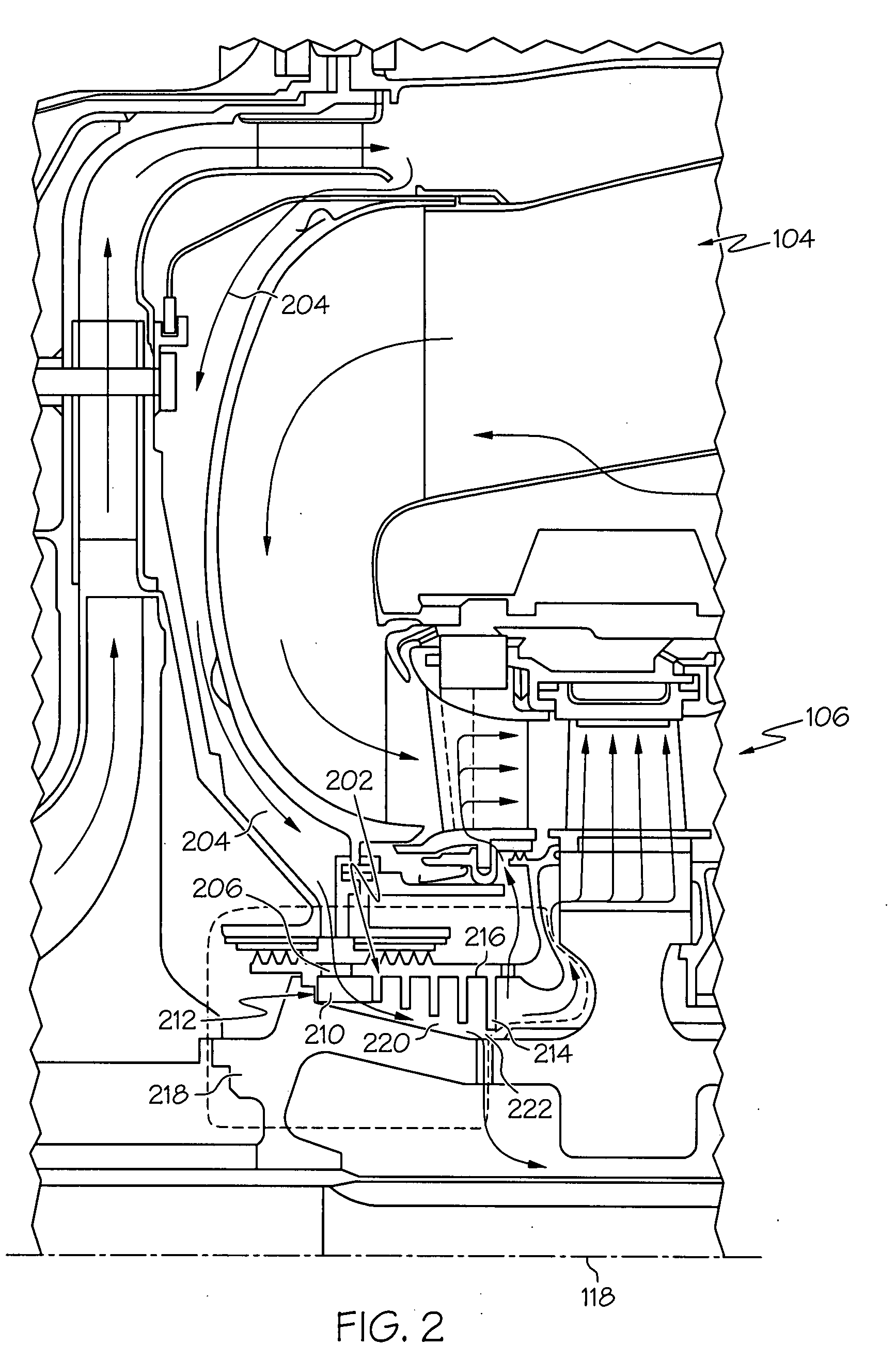Turbine cooling air centrifugal particle separator