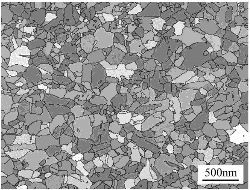 Nanostructure-based high-energy-absorption and high-manganese type TWIP steel and preparation method thereof