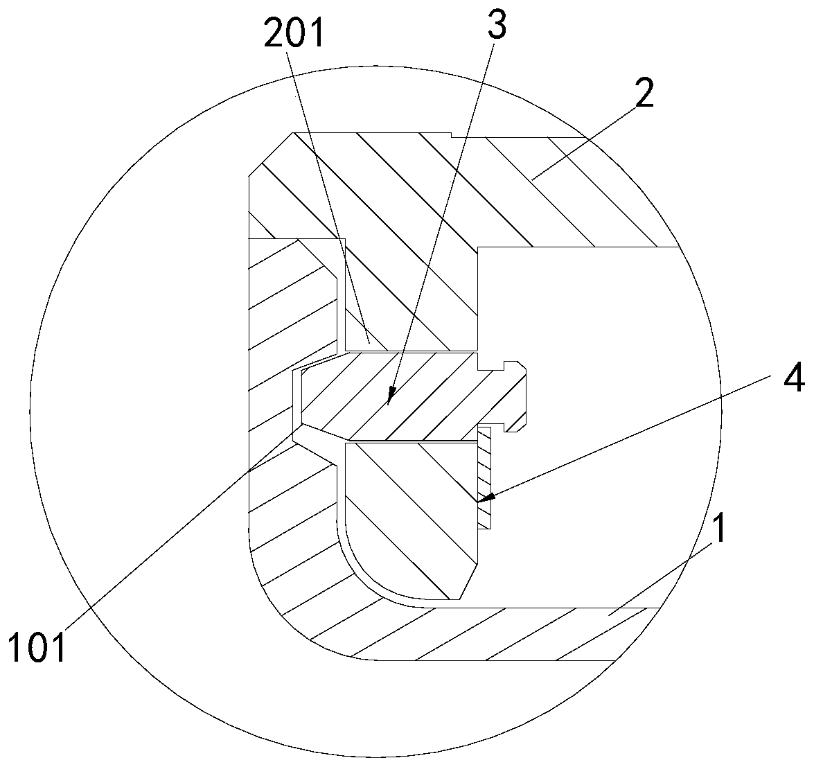 Housing structure, mobile terminal and method for assembling the mobile terminal