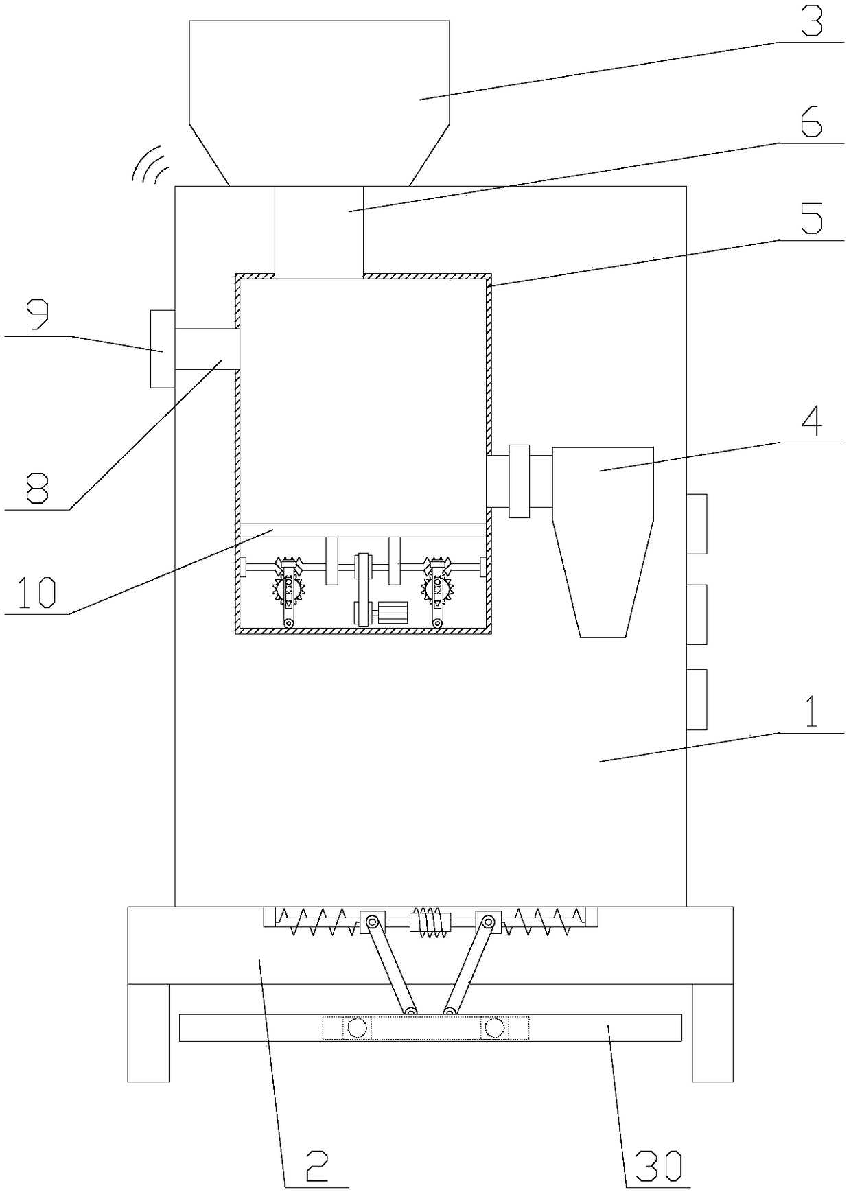 Agricultural product packaging equipment with drying function