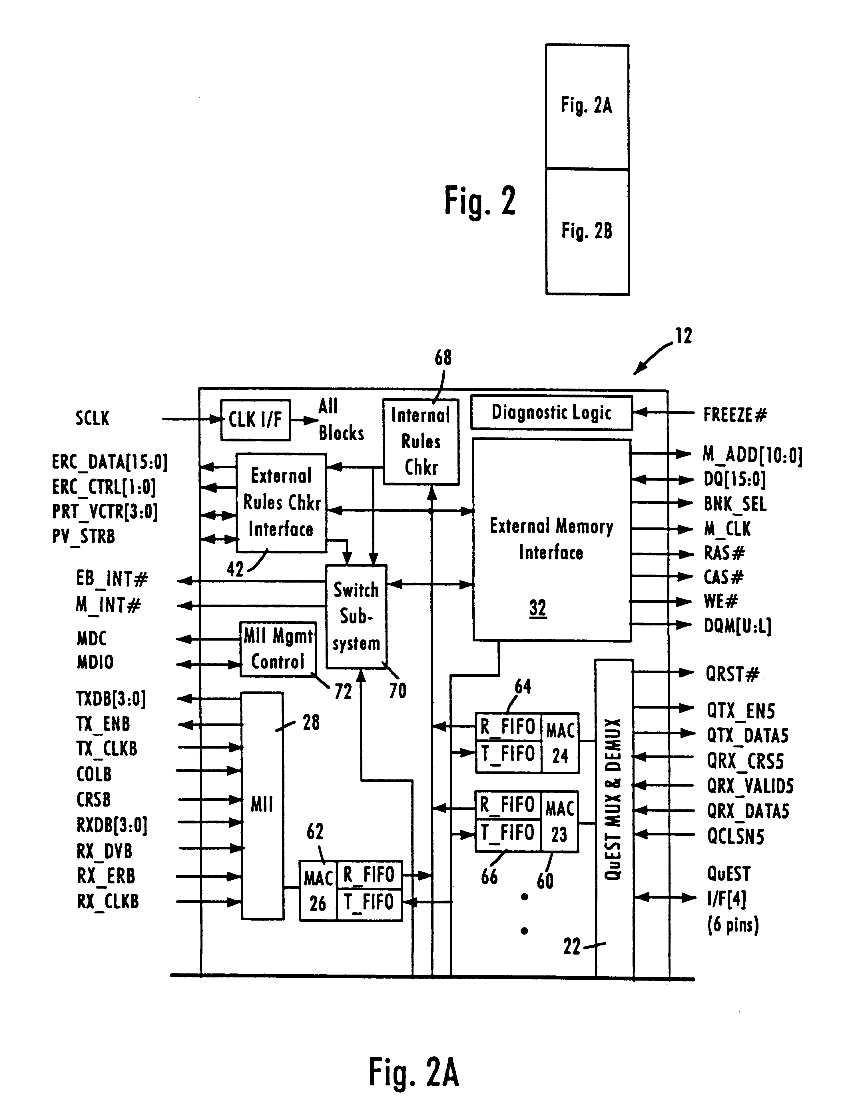 Method and apparatus providing programmable thresholds for half-duplex flow control in a network switch
