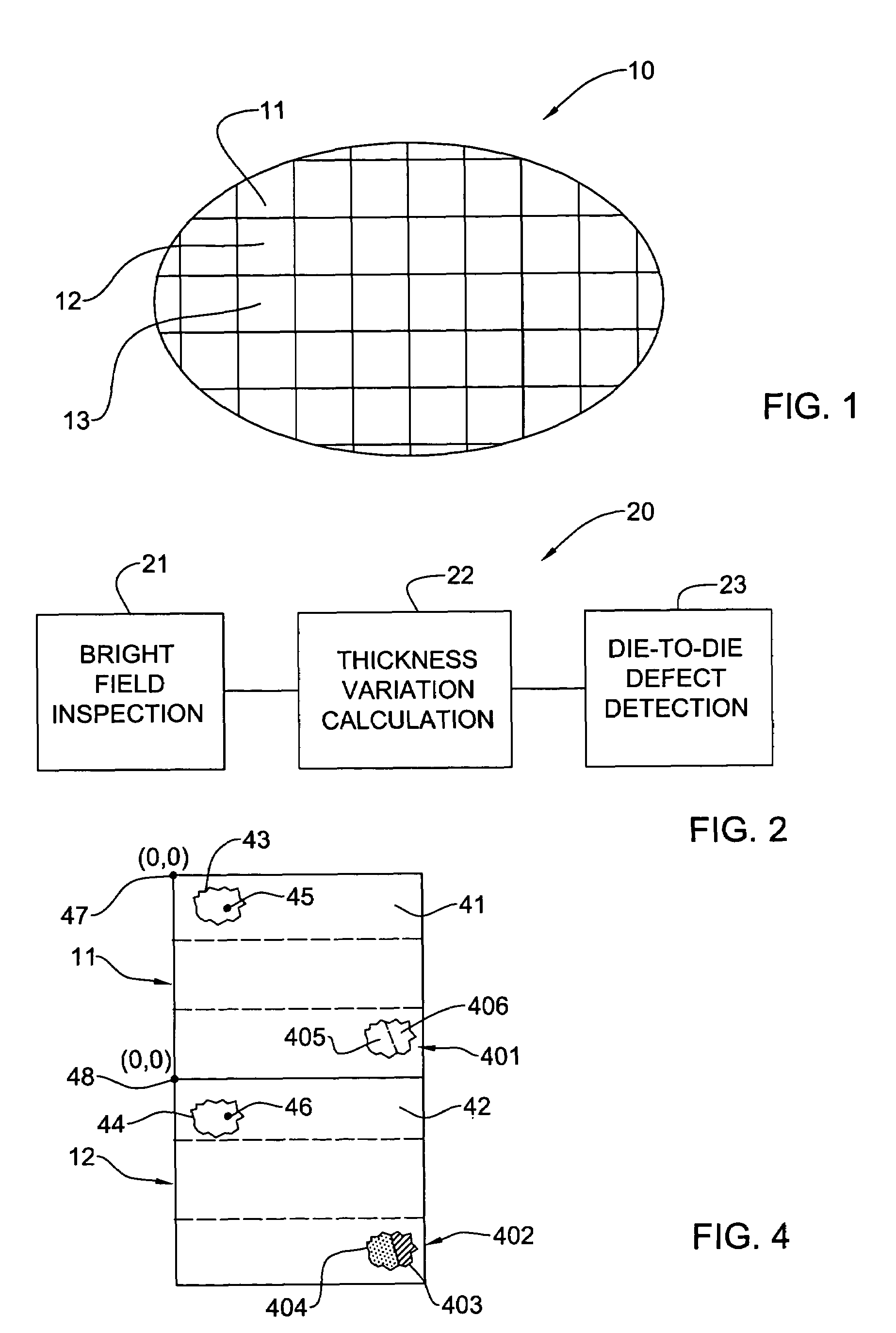 System and method for measuring thin film thickness variations and for compensating for the variations
