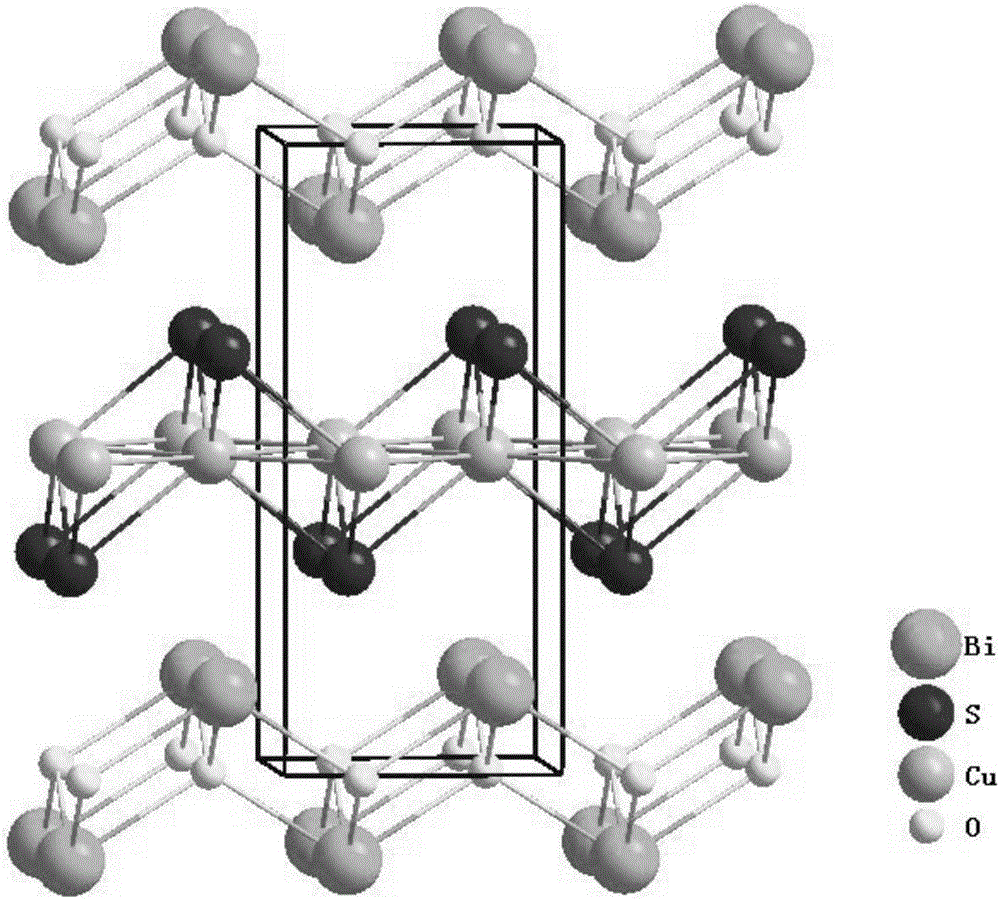Method for preparing BiOCuS nanosheets by adopting concentrated alkali hydrothermal method