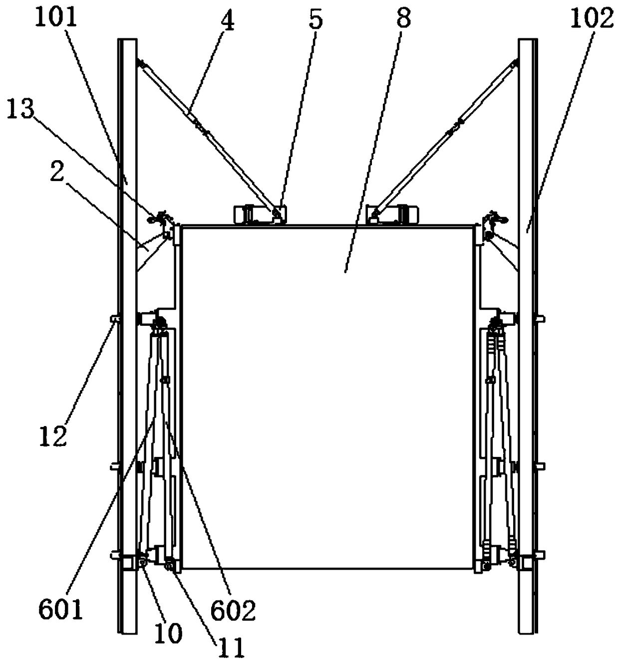 An H-configuration spaceborne antenna deployable mechanism