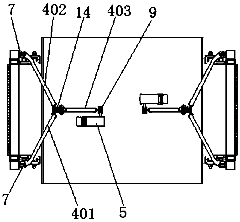 An H-configuration spaceborne antenna deployable mechanism