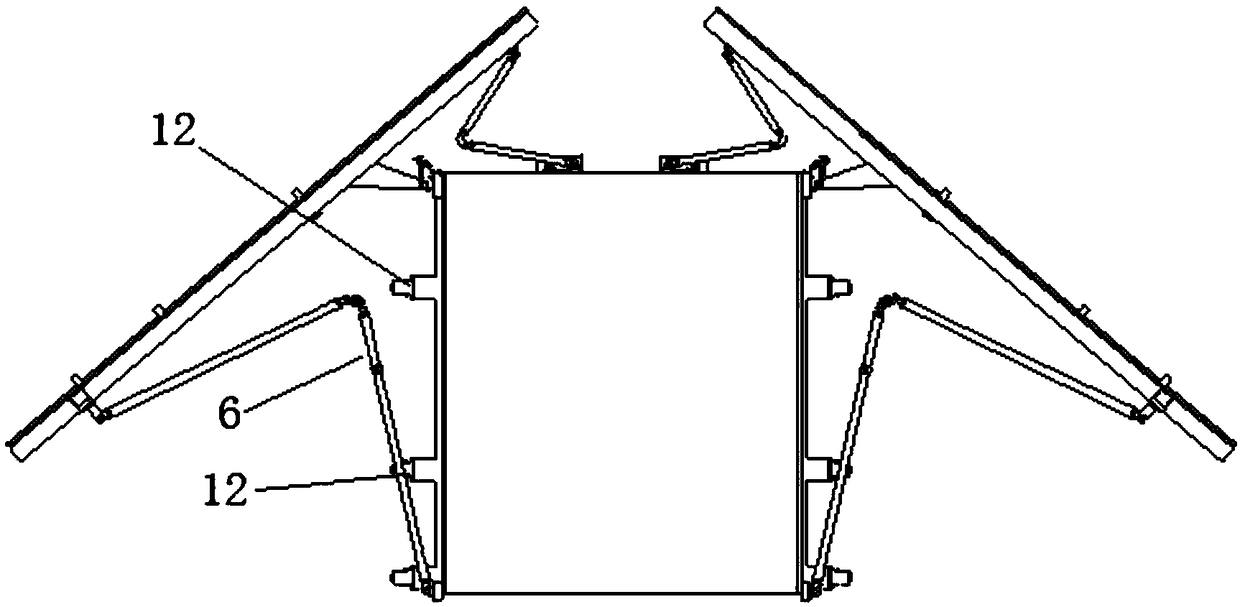 An H-configuration spaceborne antenna deployable mechanism