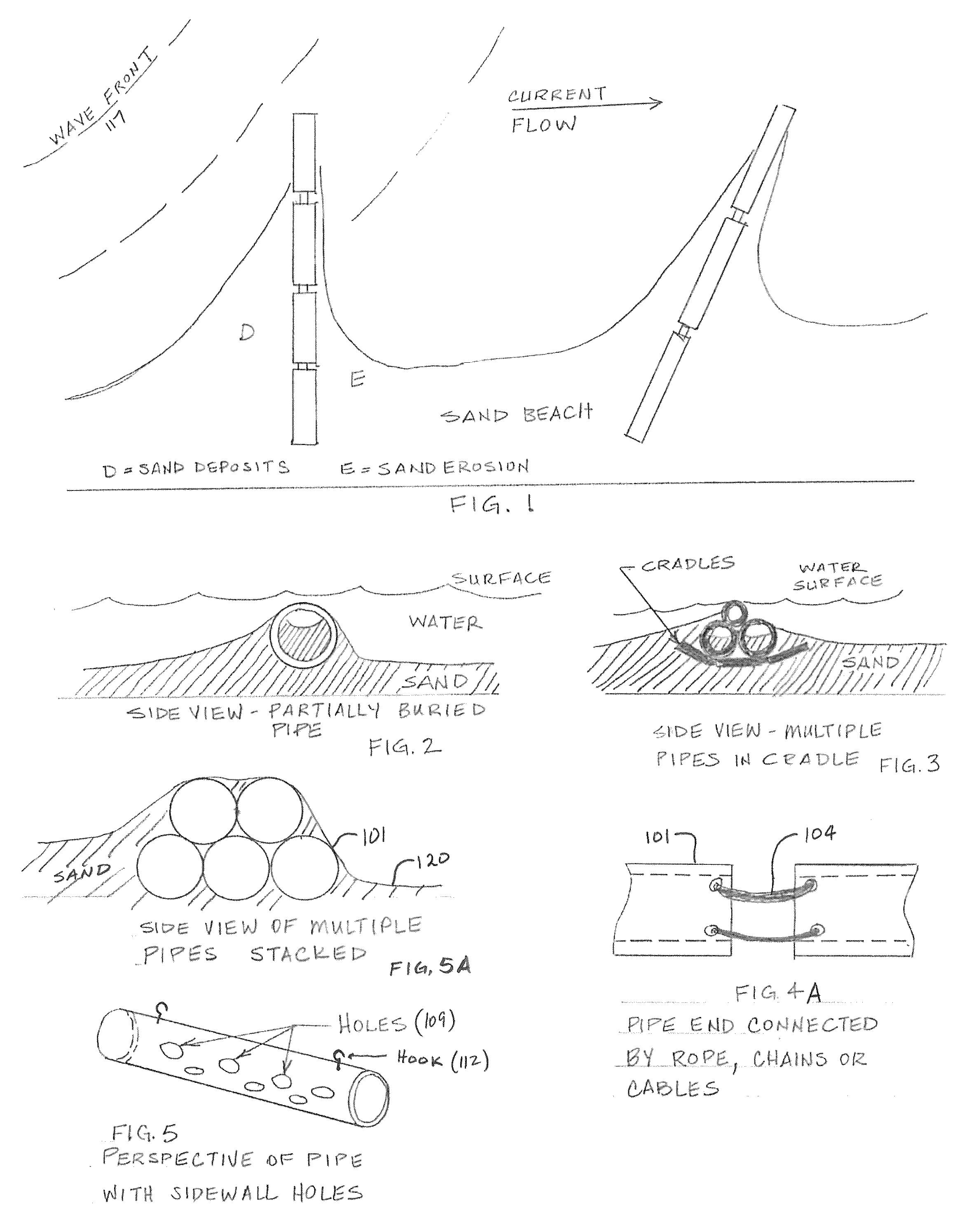 Sand retention system