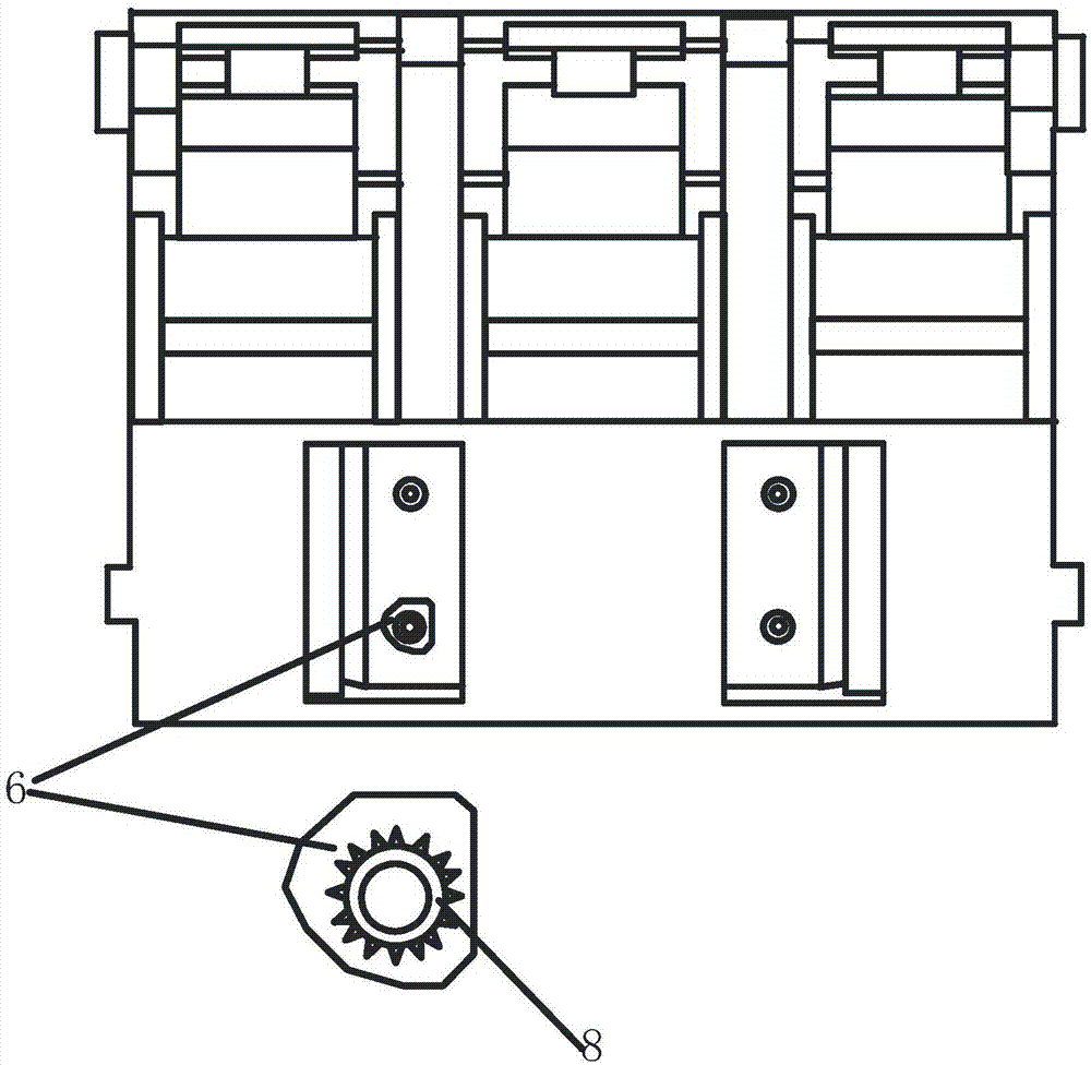 Enclosed high-power vacuum three-phase AC contactor